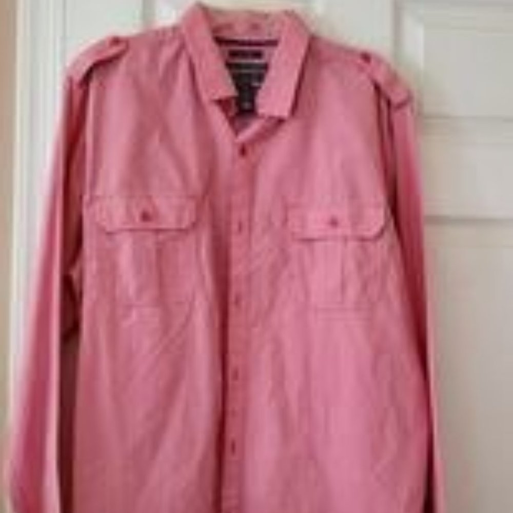 MENS XXL RED AND WHITE CHECK SHIRT